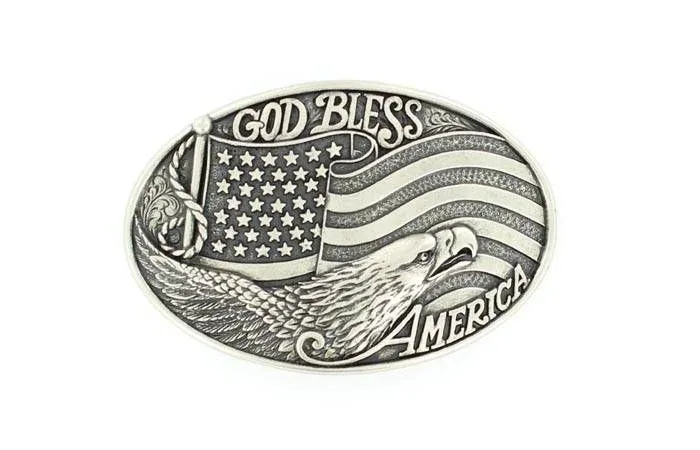 Nocona God Bless America Buckle 2