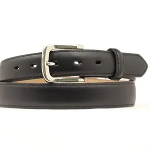 Nocona Mens Smooth Leather Belt 28 Black