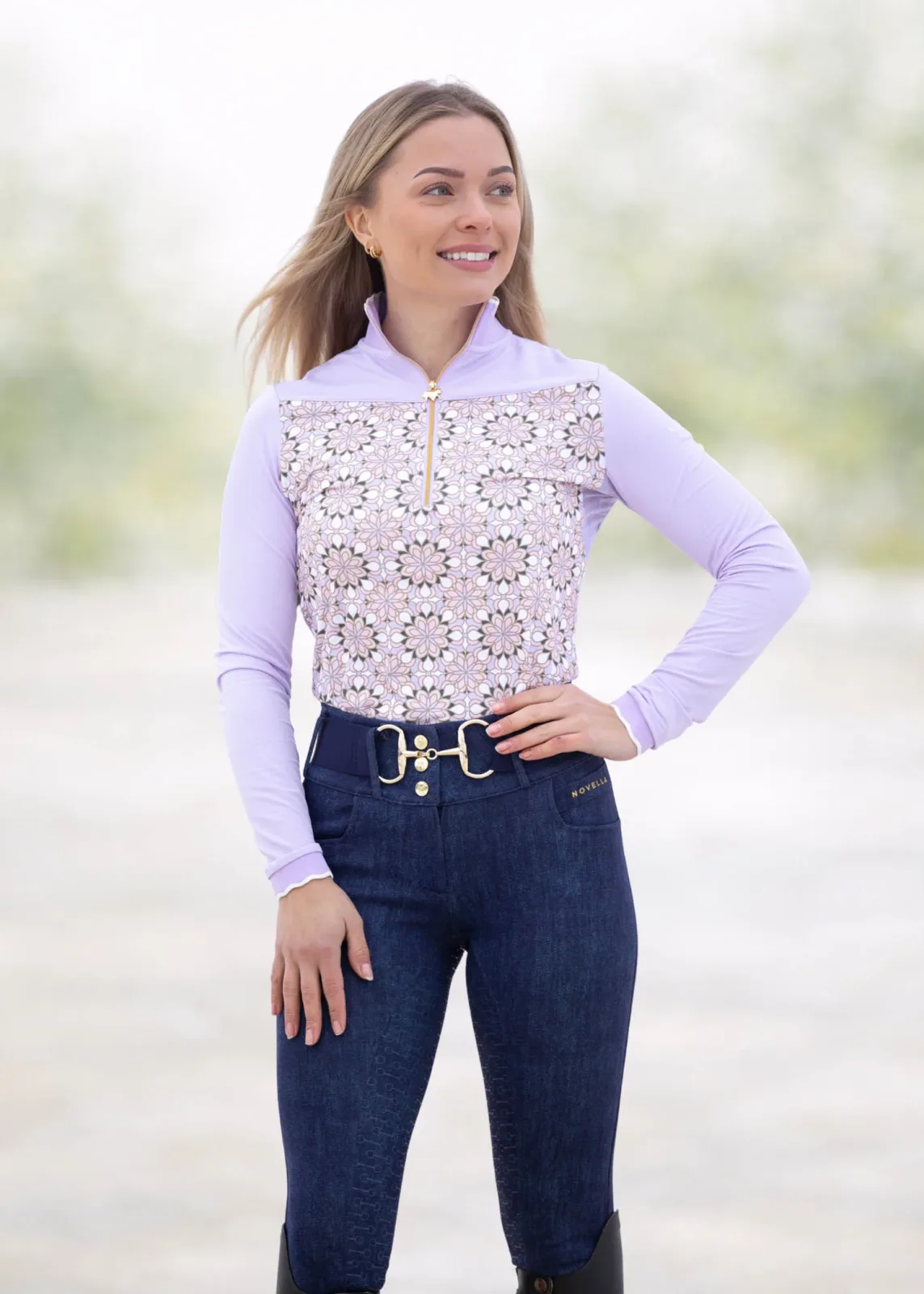 Novella® Equestrian The Faith Long-Sleeve Sun Shirt