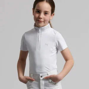 NQP - Maria Girls Diamanté Show Shirt White