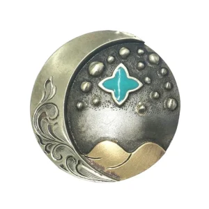 NRS 1.5in Desert Moon Screwback Concho