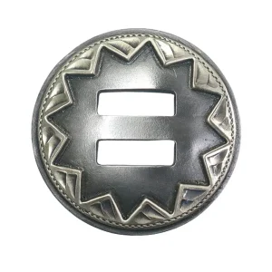 NRS 1.5in Silver Triangle Slot Concho