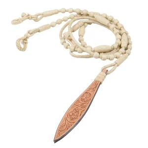 NRS 16 Plait Braided 54in Rawhide Romal Reins
