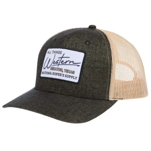 NRS All Things Western Olive and Grey Cap
