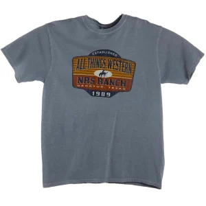 NRS All Things Western Steel Grey Tee Shirt