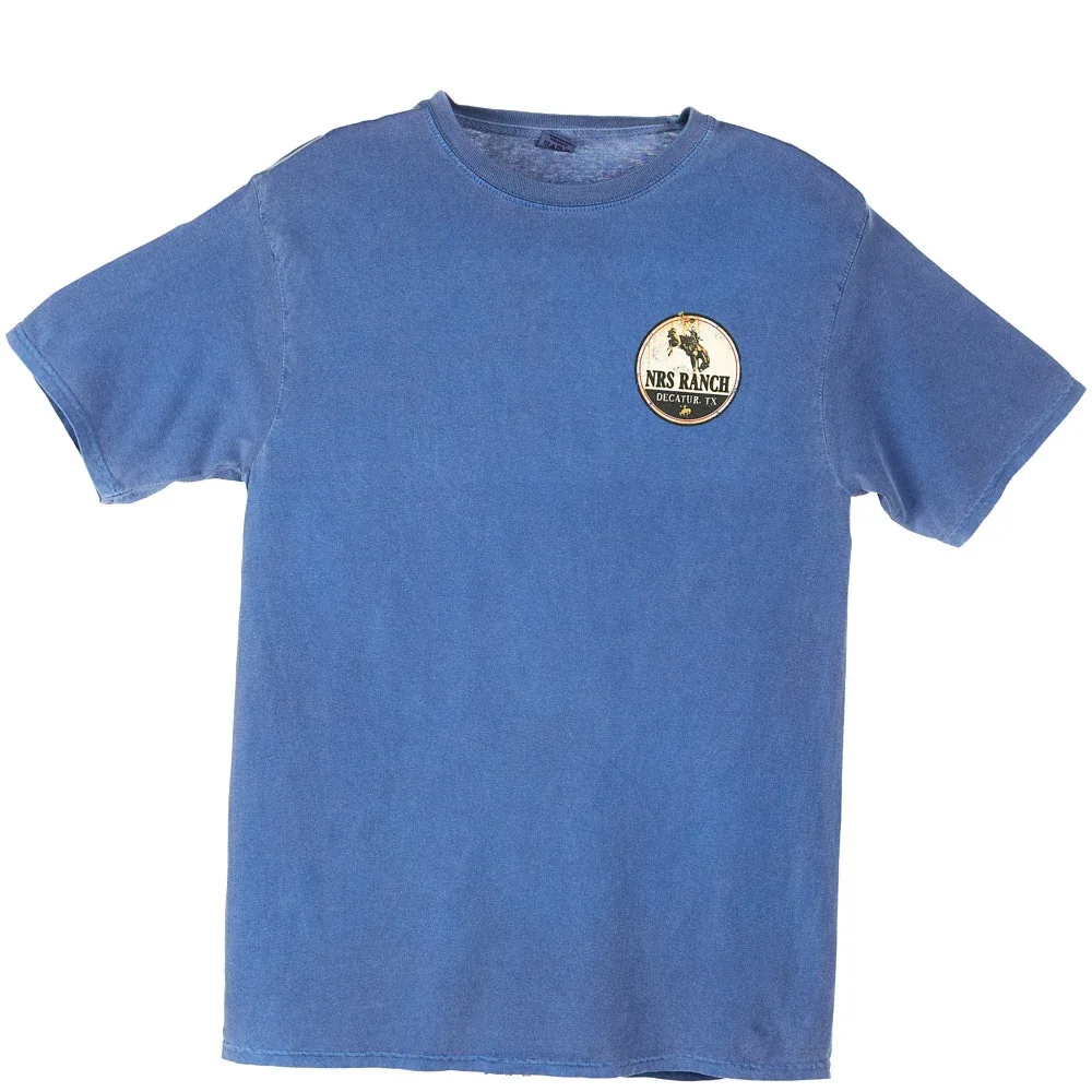 NRS Bucking Horse Pacific Blue Tee Shirt - Image 2