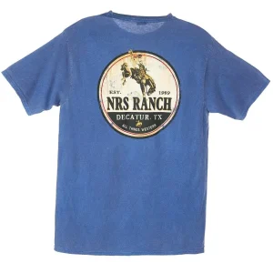 NRS Bucking Horse Pacific Blue Tee Shirt