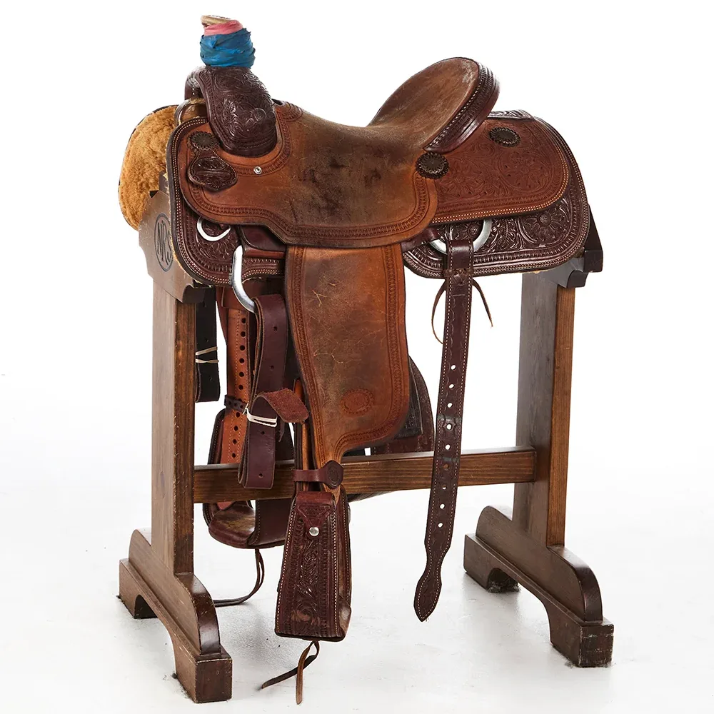 Nrs Competitor Series Used 14.5in 1/2 Breed Full Border Team Roper