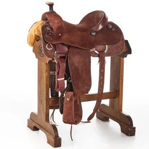 Nrs Competitor Series Used 14.5in Chocolate Roughout Team Roper