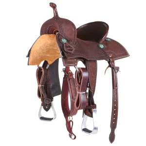 Nrs Competitors Chocolate Betty Barrel Saddle