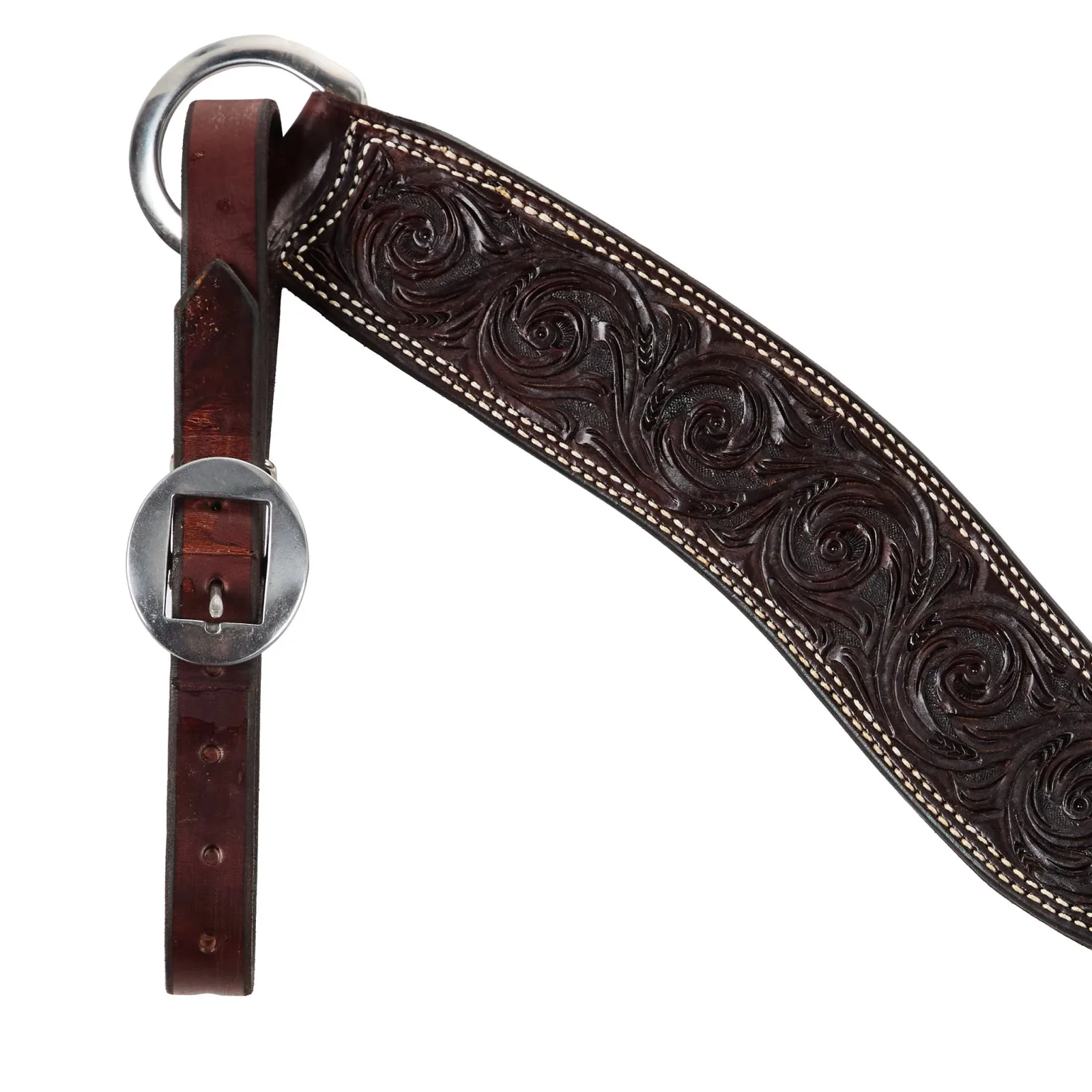 NRS Competitors Chocolate Floral 2 3/4 Inch Roper Breast Collar - Image 2