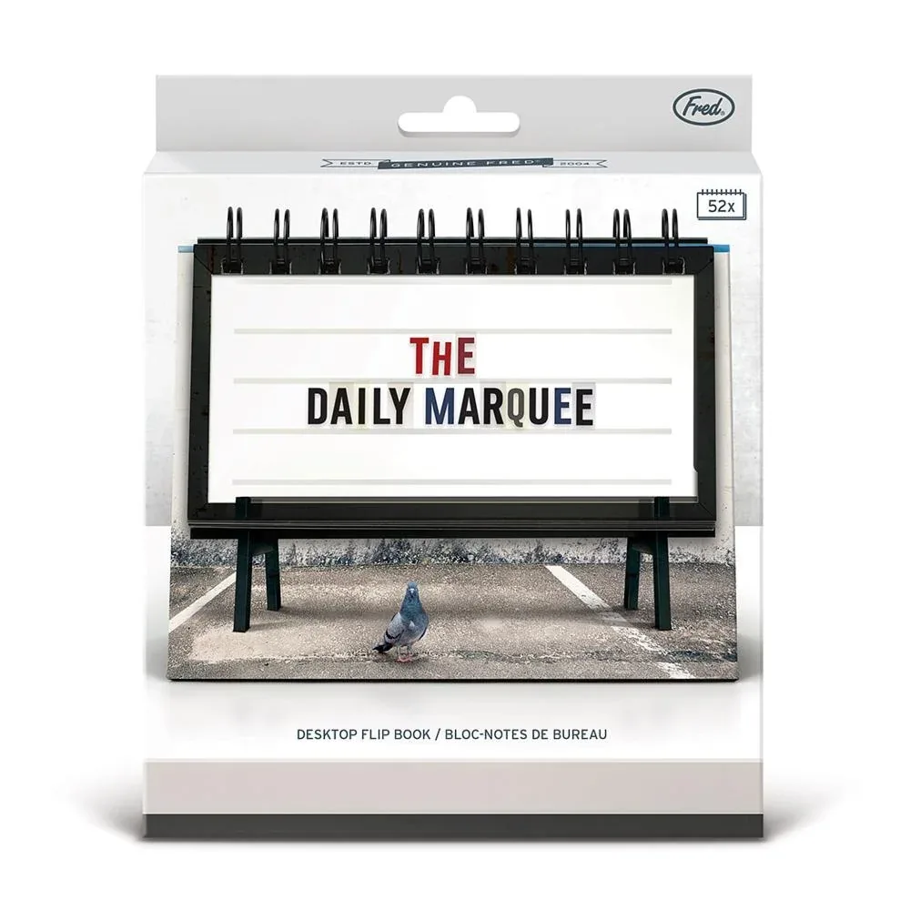 NRS Daily Marquee Desk Flip Chart