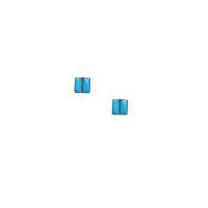 NRS Double Rectangle Turquoise Earrings