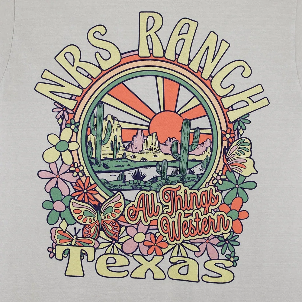 NRS Floral Butterfly Cement Tee Shirt - Image 2