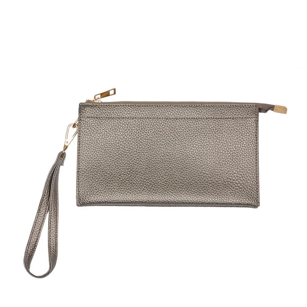 NRS Gunmetal Metallic Clutch