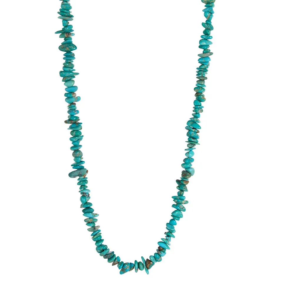 NRS Hand Strung Kingman Turquoise Necklace - Image 2