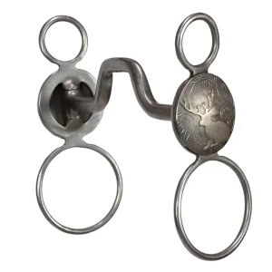NRS Large Concho Square Port Globe Bit - Jackalope
