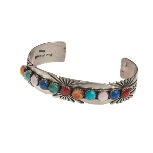 NRS Multi Stone Cuff Bracelet