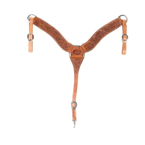 NRS Natural Antique Mia Flower Roper Breast Collar