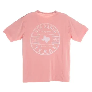 NRS NRS Ranch 1989 Texas Neon Coral Tee