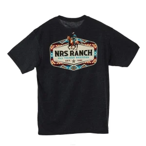 NRS NRS Ranch Black Southwest Logo w/Cowboy Tee