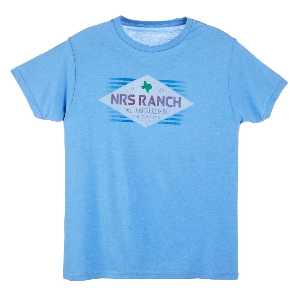 NRS NRS Ranch Blue Diamond Logo Tee