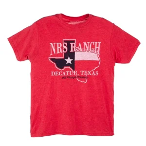 NRS NRS Ranch Lone Star Texas Red Tee