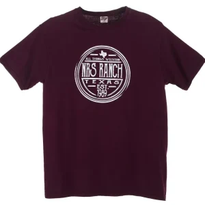 NRS NRS Ranch Texas Boysenberry Round Logo Tee