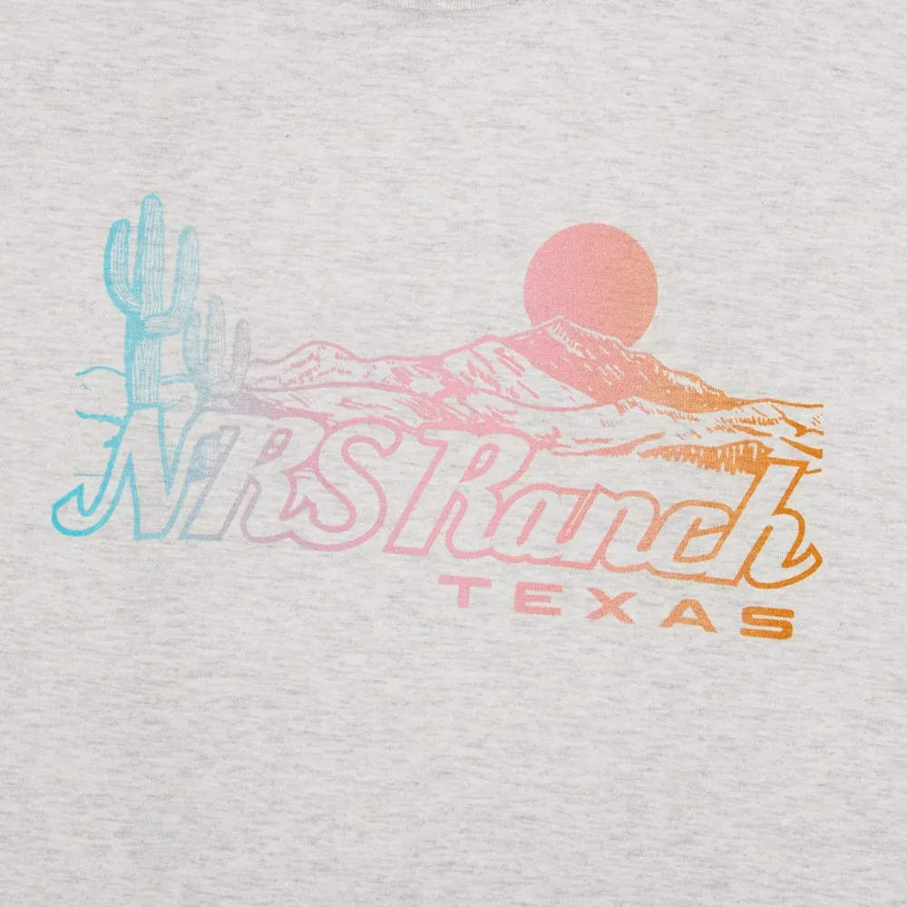 NRS Oatmeal Cactus Desert Scene Tee Shirt - Image 2