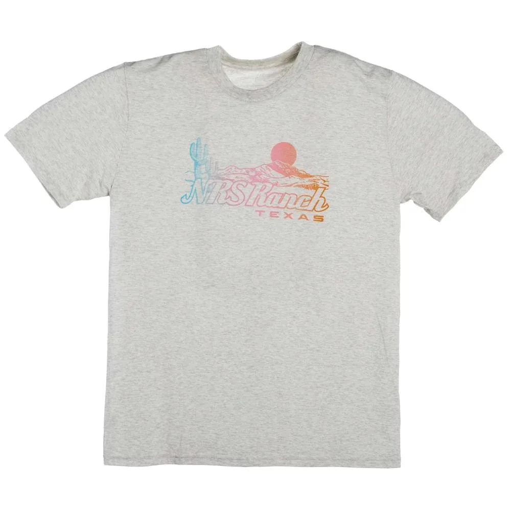 NRS Oatmeal Cactus Desert Scene Tee Shirt