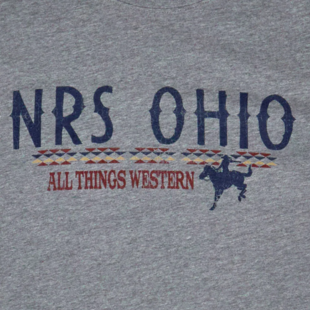 NRS Ohio All Things Western Aztec Grey Tee Shirt - Image 2