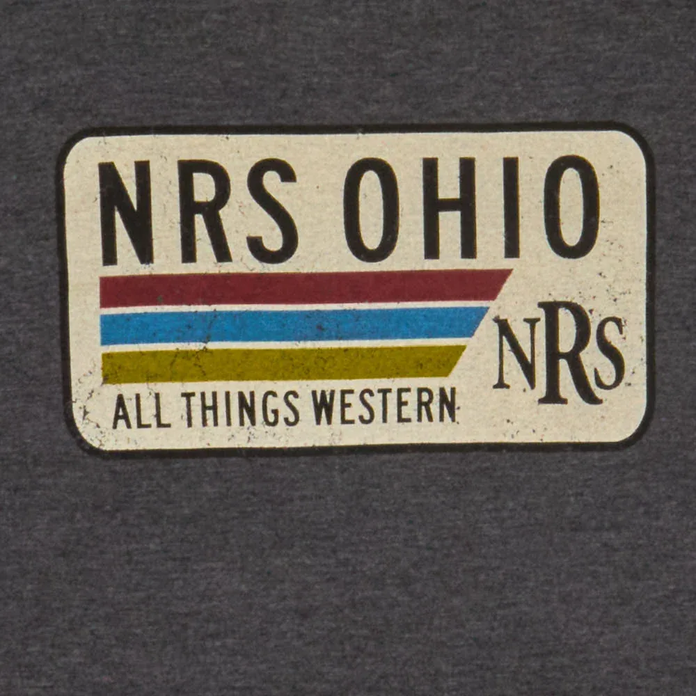 NRS Ohio All Things Western Black Rectangle Logo Tee Shirt - Image 2
