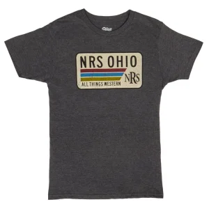 NRS Ohio All Things Western Black Rectangle Logo Tee Shirt