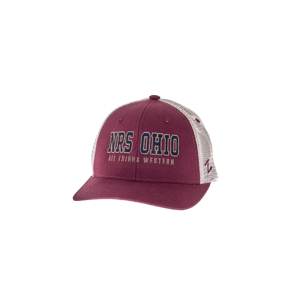 NRS Ohio All Things Western Burgundy Cap - Image 2