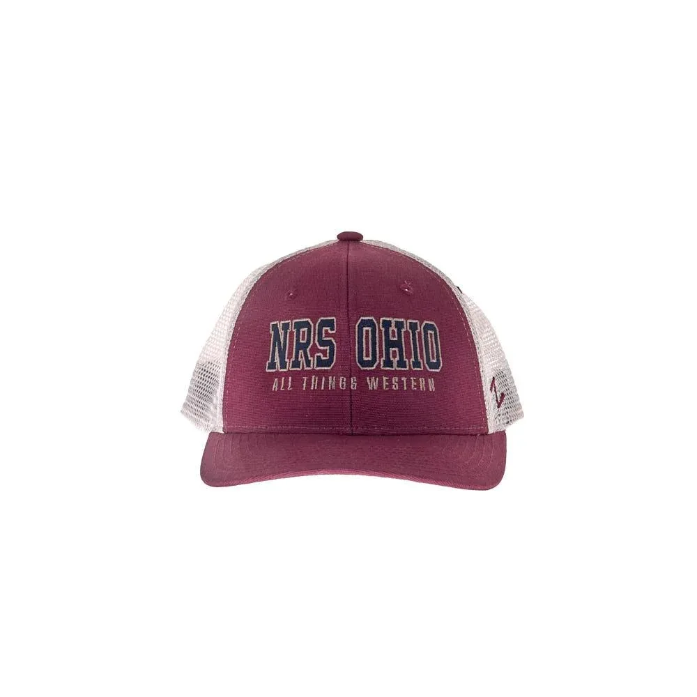 NRS Ohio All Things Western Burgundy Cap