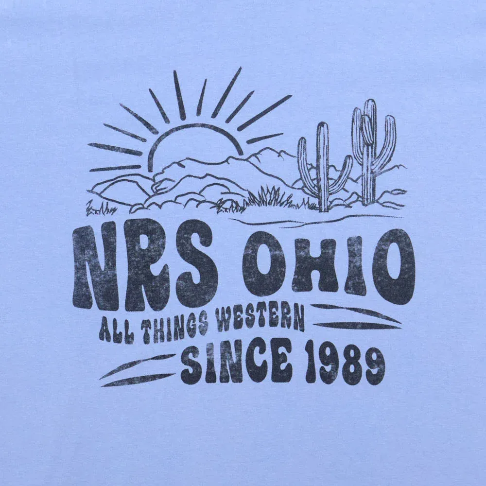 NRS Ohio All Things Western Cornflower Blue Tee Shirt - Image 2
