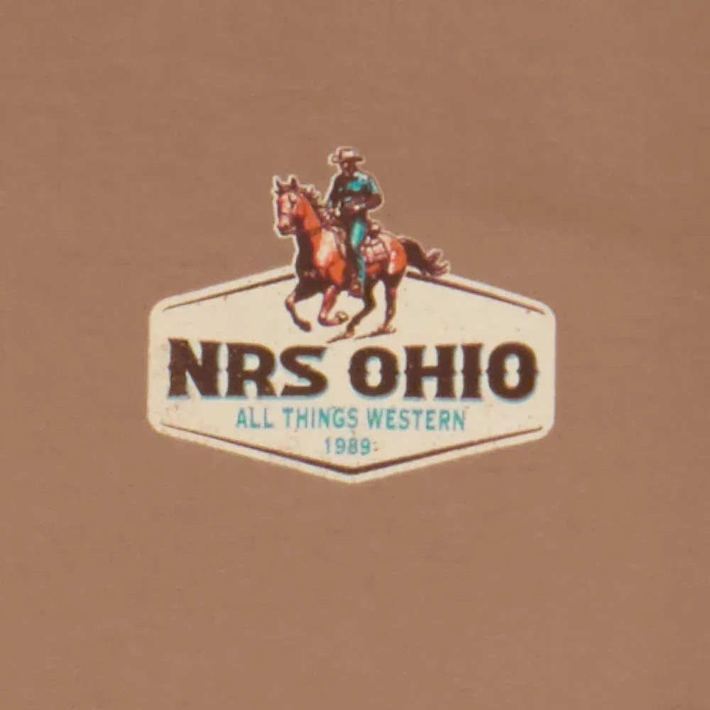 NRS Ohio All Things Western Russet Aztec Border Tee Shirt - Image 2