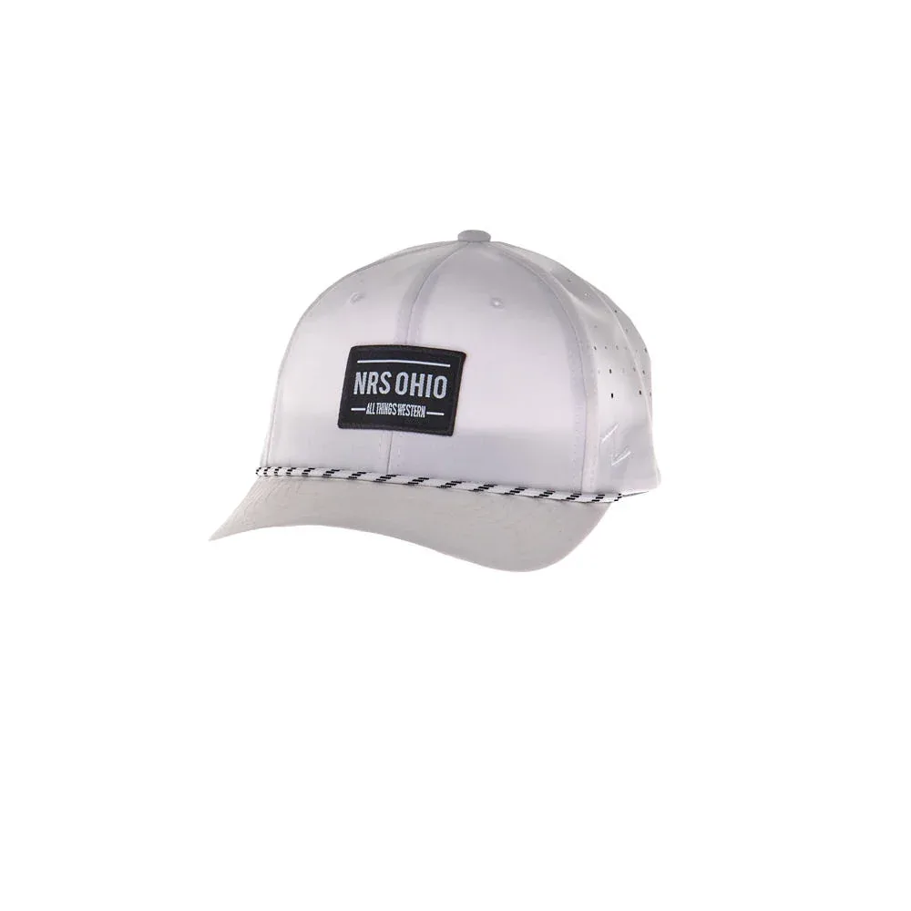 NRS Ohio All Things Western White & Black Rope Cap - Image 2