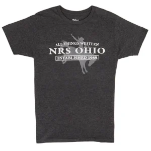NRS Ohio Bucking Horse Black Tee Shirt