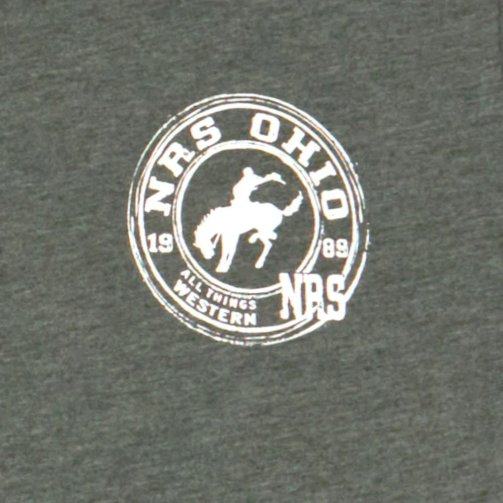 NRS Ohio Bucking Horse Logo Forest Tee Shirt - Image 2