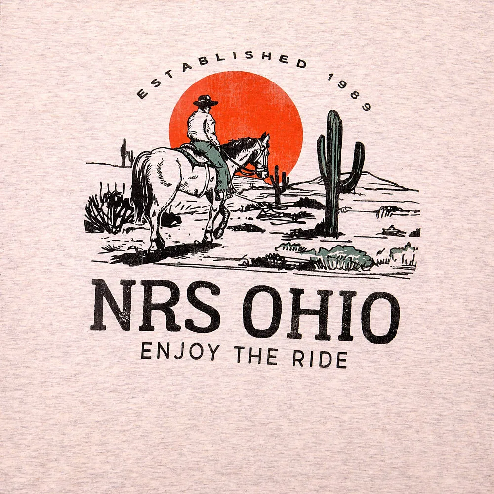 NRS Ohio Enjoy The Ride Oatmeal Tee Shirt - Image 2