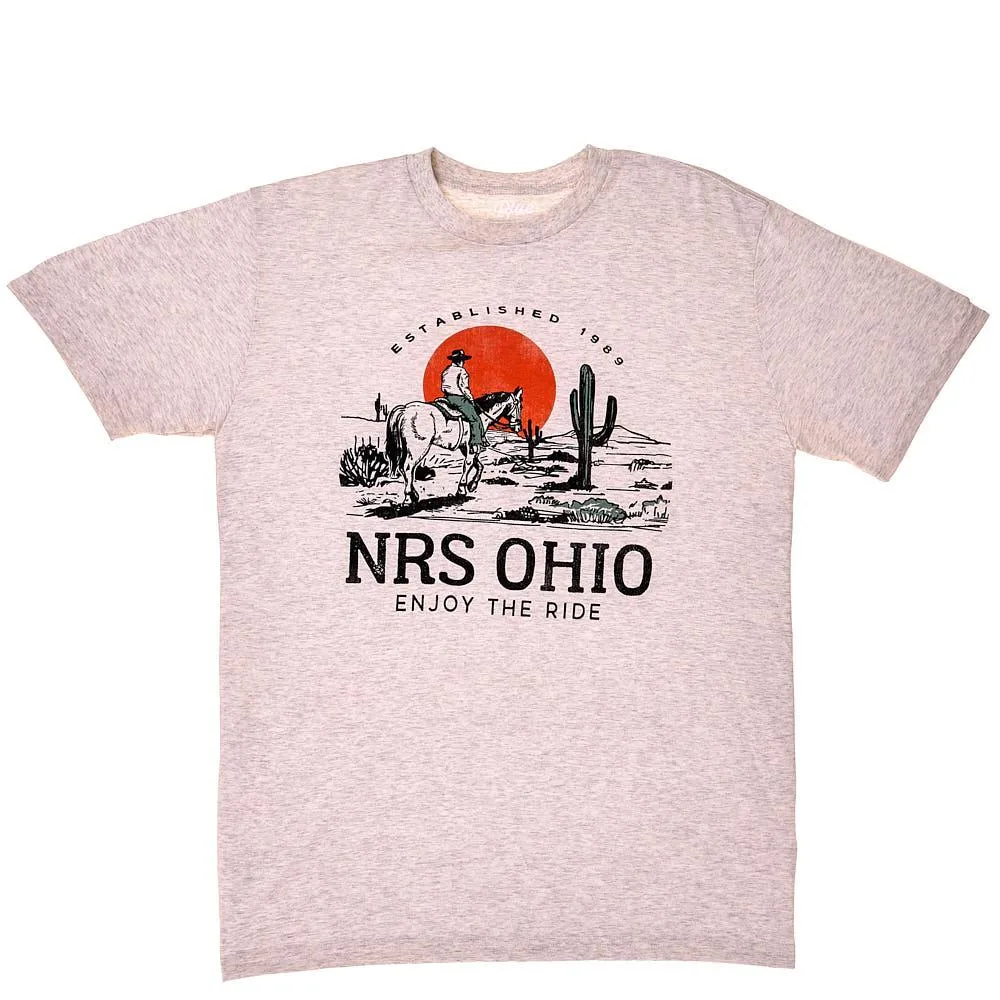 NRS Ohio Enjoy The Ride Oatmeal Tee Shirt