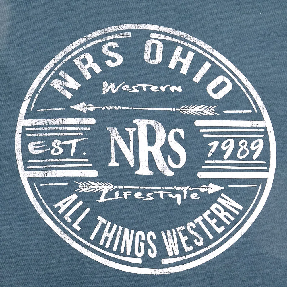 NRS Ohio Western Lifestyle Teal Tee Shirt - Image 2