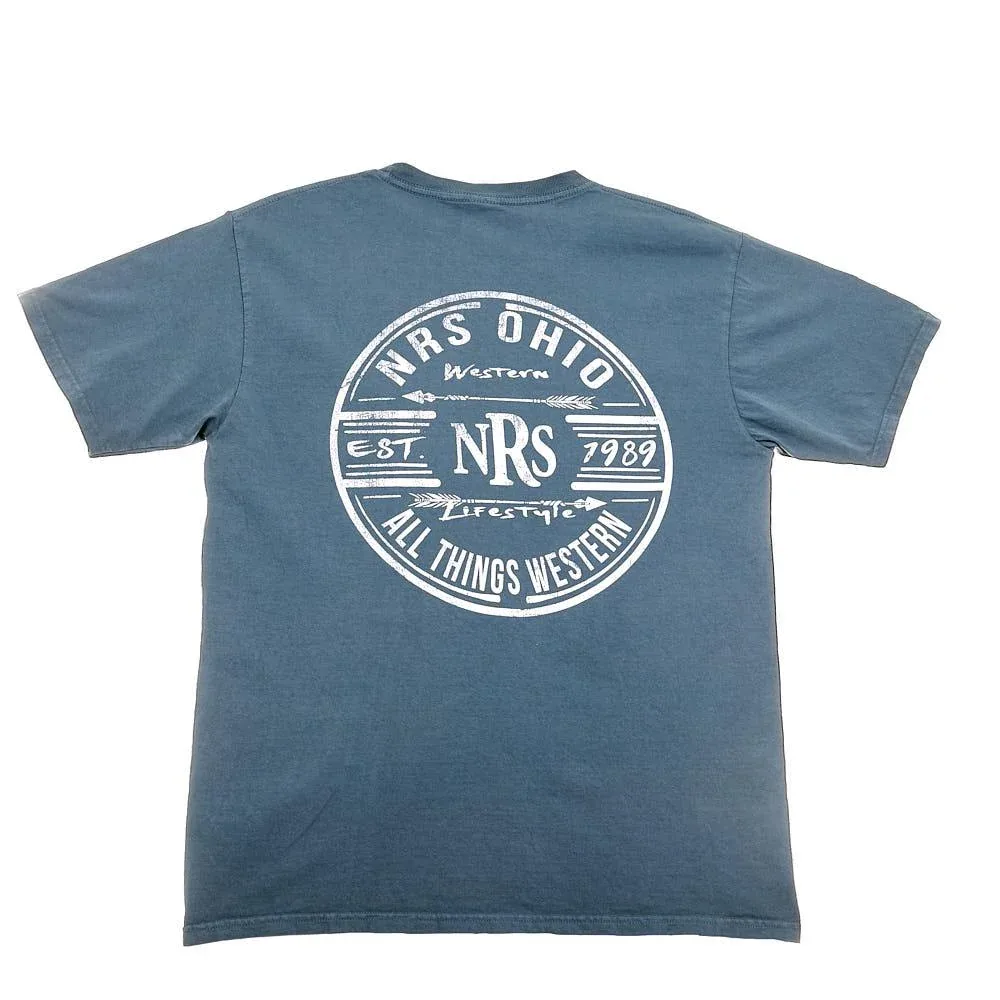 NRS Ohio Western Lifestyle Teal Tee Shirt