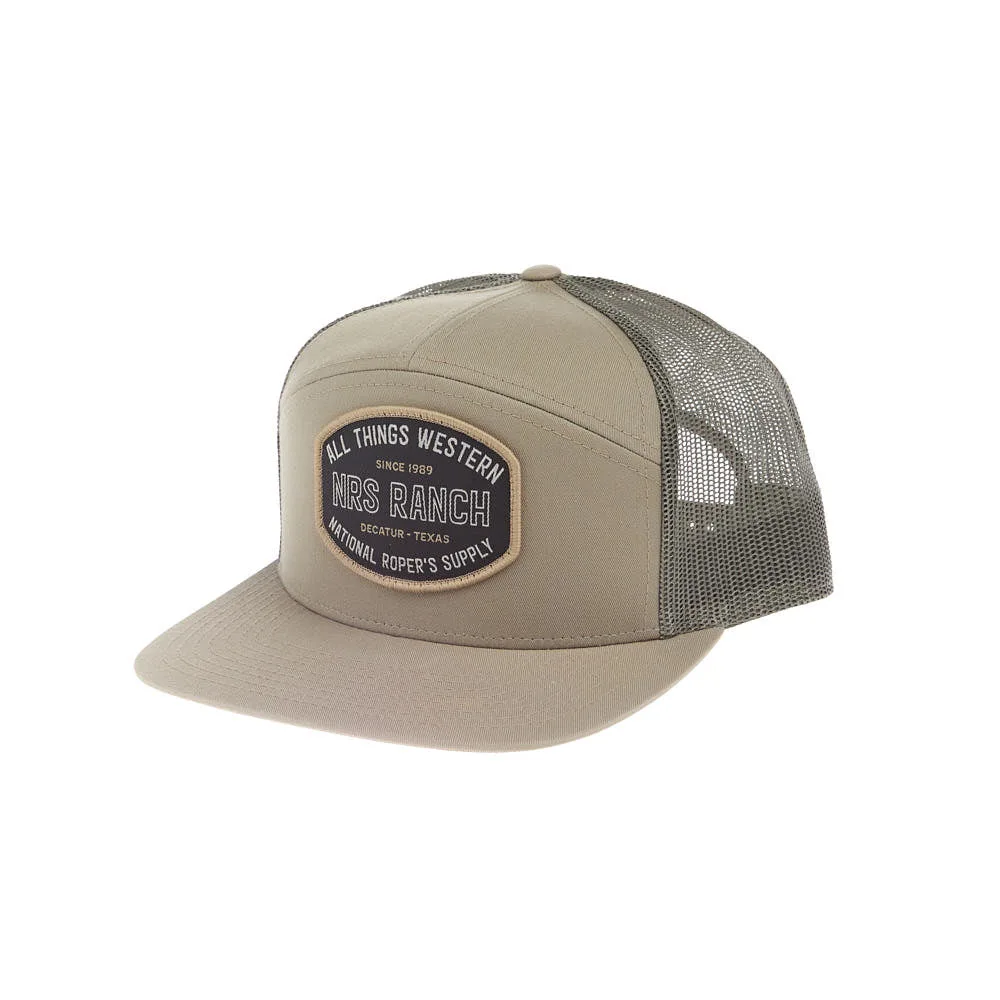 NRS Pale Khaki & Loden Cap - Image 2
