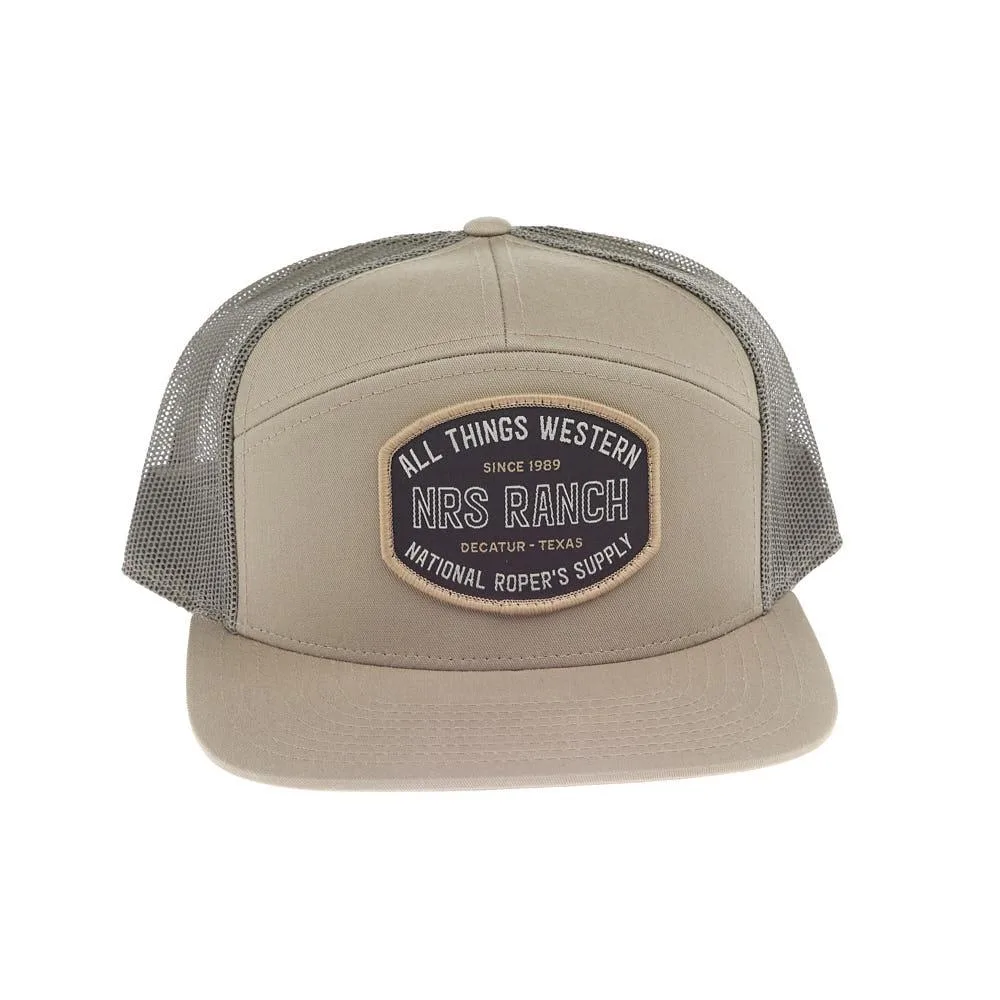 NRS Pale Khaki & Loden Cap