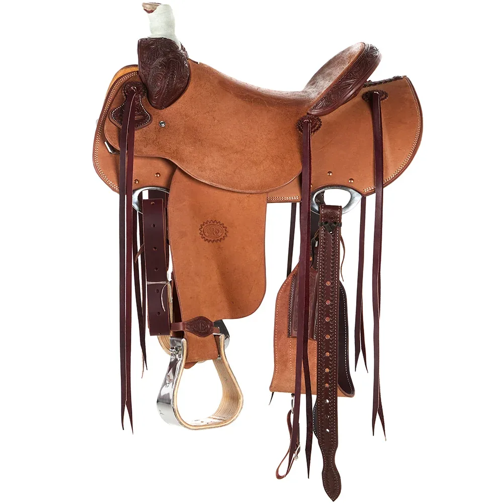 Nrs Pro Series 1/8 breed Low Moose Ranch Saddle - Image 2