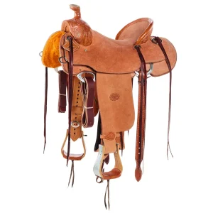 Nrs Pro Series 1/8 Breed Poinsettia Will James Ranch Roping Saddle