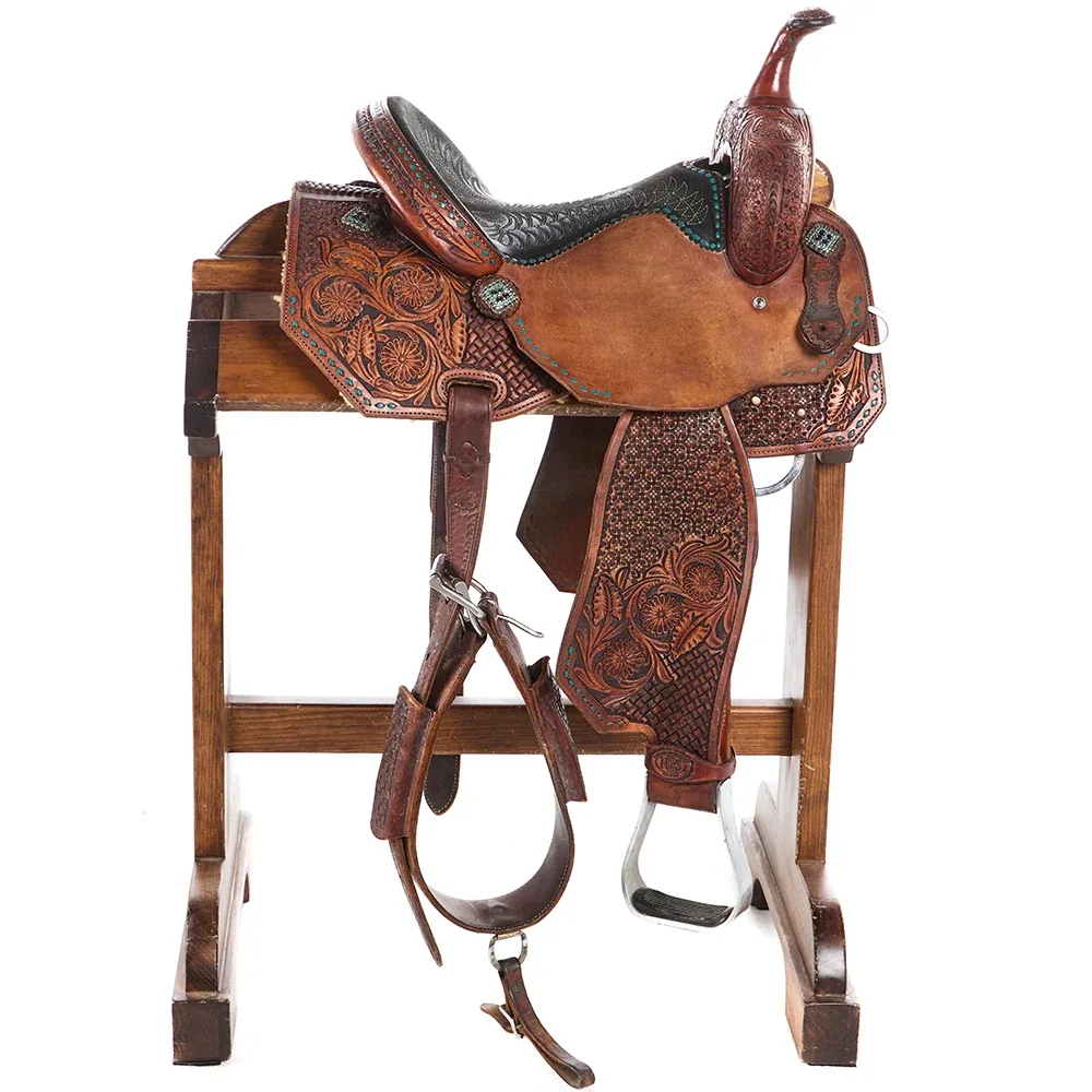 Nrs Pro Series Used 14.5in Series Barrel Saddle - Image 2