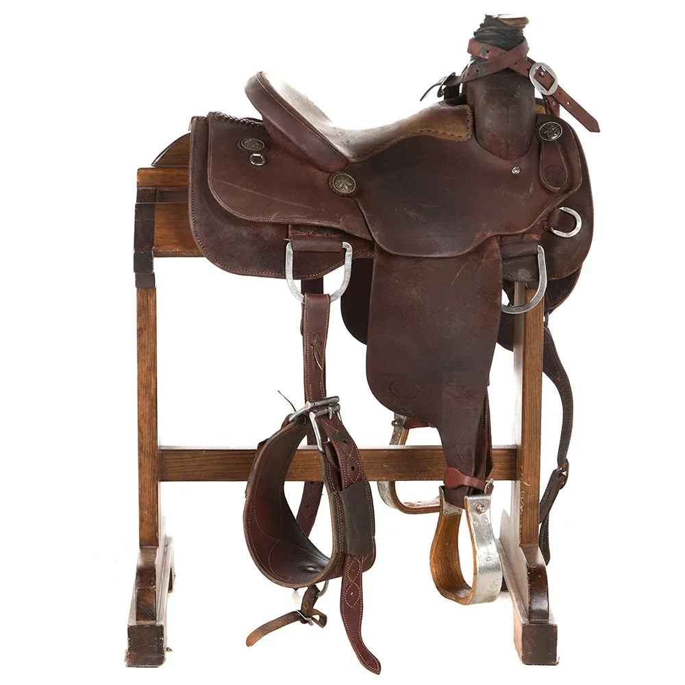 Nrs Pro Series Used 14in Roughout Padded Seat Team Roper - Image 2